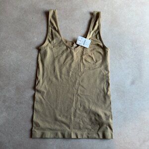 J. Crew Factory Layering tank top • size small • NWT • BJ880 • tan